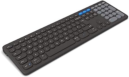 Transform Your Typing Experience with the ZAGG Pro Keyboard 12 – Compact Wireless Charging Multi-Device Keyboard for Windows, mac OS, Android & More – Ergonomically Designed for Comfort & Productivity – Effortless Device Switching for Modern Multitaskers