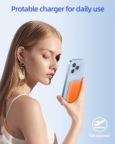 Ultra-Slim 6000 m Ah Portable Charger with Built-In Cable – Fast Charging Power Bank for i Phone 14/14 Pro Max/13/12 Pro/11/XR/X/8 – Lightweight Travel Companion for Ultimate Device Power on the Go