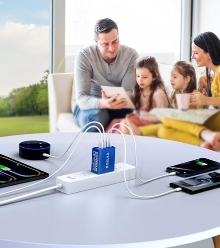 Efficient 50 W Dual USB-C Wall Charger Duo – Rapid Multi-Device Power Adapter for i Phone 16/15/14/13/12, i Pads, and Android Smartphones – Compact Fast Charging Solution for On-the-Go Professionals