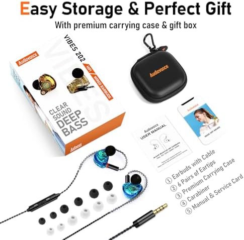 Unleash Exceptional Sound Quality with Vibes 202 MC USB-C Wired Earbuds: Premium Hi-Fi Audio, Advanced Noise Isolation, Ergonomic Comfort for i Phone 15/16 – Built-In Microphone for Effortless Communication & Durable Silver-Plated Cable – Includes Portable Case for On-the-Go Convenience