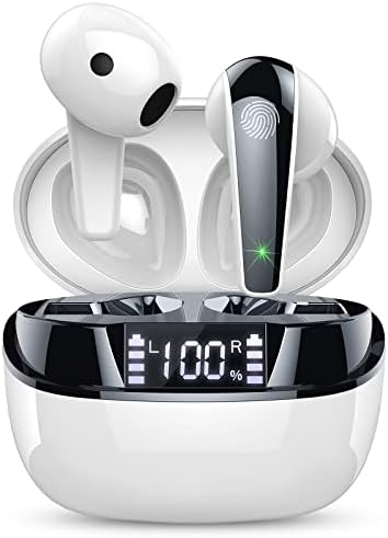Premium Wireless Earbuds with Bluetooth 5.3 Technology – Immerse Yourself in Hi-Fi Sound and Enjoy 47 Hours of Uninterrupted Playtime with IPX7 Waterproof Protection – Ideal for Music Lovers and Professionals Seeking Superior Clarity, Enhanced Noise-Cancellation, and Real-Time Battery Monitoring with Dual LED Indicators