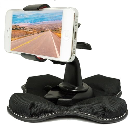 Revolutionary Claw-X Nonslip Smartphone Dashboard Mount – Universal Beanbag Holder for Galaxy S24, S25, i Phone 15, 16 Pro MAX Ultra & More – Ultimate Stability and Easy Access for Safe Driving Experience
