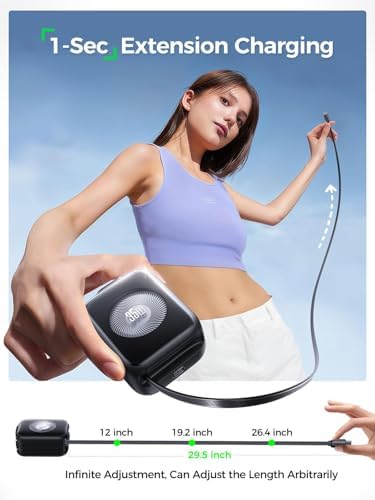 Threekey 35 W Ga N3 Dual Type C Retractable Wall Charger – Ultimate Fast Charging Solution for i Phone 16/15 Pro Max, i Pad Pro, Samsung S25 & More – Compact Travel Charger with Dual Ports for Efficient On-the-Go Power Management and Enhanced Energy Savings