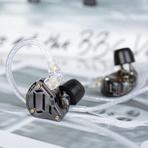 KZ ZS10 Pro Audiophile In-Ear Monitor Headphones – Versatile 2-in-1 Gaming Earbuds with Customizable Sound Tuning, Advanced Multi-Driver Technology for Superior Audio Clarity, Built-in Mic for Seamless Communication, Ideal for Music Enthusiasts and Gamers Alike – Experience Tailored Listening with Enhanced Sound Isolation and Long-Lasting Comfort
