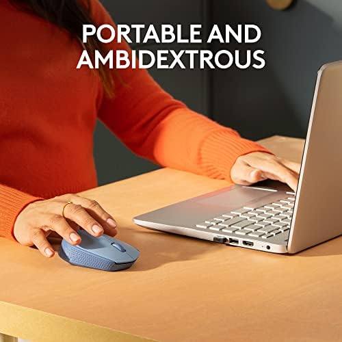 Logitech M170 Wireless Mouse – Ultra-Responsive Optical Tracking, Ambidextrous Design for All Users, 2.4 GHz USB Mini Receiver, 12-Month Battery Life, Perfect for PC, Mac & Laptop – Elevate Your Productivity with Seamless Wireless Freedom