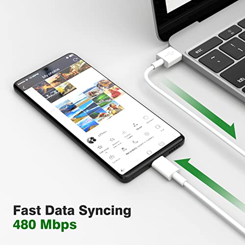 Jelanry 120 W USB C Cable – 6.6 ft Fast Charging Type C Cable for Xiaomi Devices, 6 A Hyper Charge Turbo Charging, Durable 2-Pack for Enhanced Performance and Compatibility with Redmi Note 11 Pro, Pad 5, and More