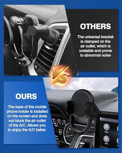 Autorder 360-Degree Rotating Car Phone Holder for Toyota Corolla 2019-2025 & Corolla Cross 2022-2025 – Hands-Free Air Vent Mount for Optimal Navigation & Communication – Durable & Sleek Design for Enhanced Driving Safety and Convenience