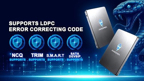 Supercharge Your Gaming Setup with ANACOMDA Nini Slim 480 GB SATA III SSD – Lightning-Fast Read/Write Speeds Up to 500 MB/s, Enhanced QLC NAND Flash Technology for Superior Performance, Ideal for Gamers and Professionals, Effortless Installation, High-Speed Data Storage Solution, Made in Taiwan for Unmatched Quality