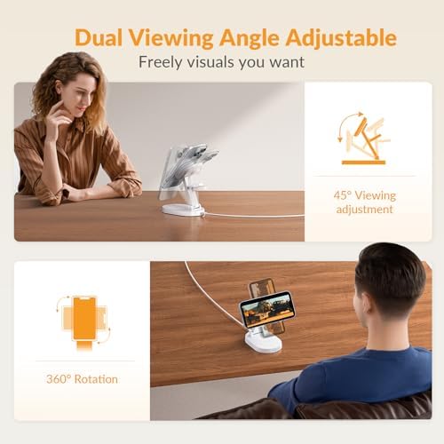 i Dsonix 3-in-1 Magnetic Wireless Charging Station for i Phone, Air Pods & Apple Watch – 18 W Fast Charger with Adjustable Stand and Status Light – Sleek White Design for i Phone 12-16 Series, Enhance Your Charging Experience with Ultimate Convenience and Style
