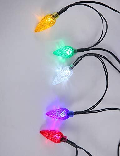 Illuminate Your Holiday Season with LED Christmas Light Phone Charger Cord – USB Charging Cable for i Phone 14/13/12/11 Pro/XS/XS Max/XR/X/8 Plus/8/7 Plus/7/6 s/6/5 s/5 c/5 & i Pads – 10 Multicolored LED Lights for Festive Charging (Black, 2-Pack) – Perfect Holiday Gift for Tech Lovers and Seasonal Decor Enthusiasts!