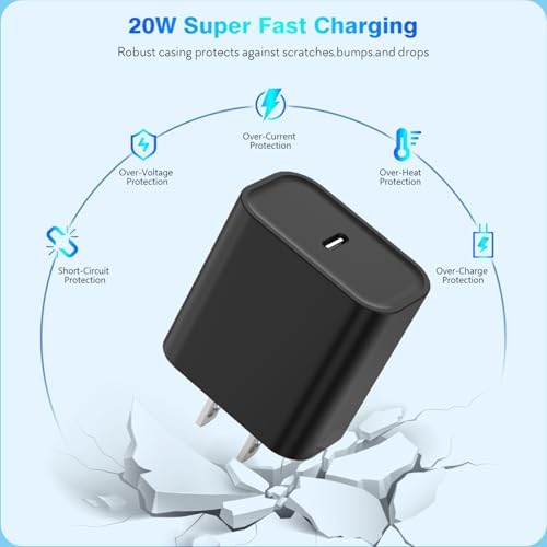 Elevate Your Charging Game with Our 15 W Magnetic Wireless Charger for i Phone 16 and More – 2-Pack with 6 FT Cable and 20 W PD Adapter for Ultimate Speed and Convenience – Strong Magnetic Grip, Intelligent Overcharge Protection, Perfect for Travel and Everyday Use – Compatible with i Phone Models 12 to 16, Plus, Pro, Max, and Air Pods Series – Experience a Seamless 3 X Faster Charging Solution and Stay Connected Anywhere, Anytime