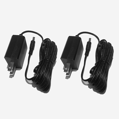 Extra-Long 5 V AC/DC Power Adapter Set by Golion – Versatile Dual-Pack for Rapid Charging and Universal Device Compatibility, Ideal for Home and Office Setup, Clutter Reduction, and Enhanced Performance