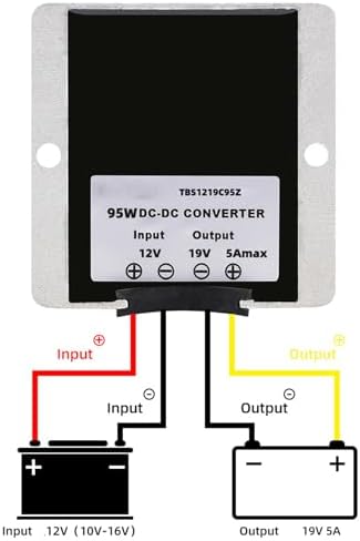 High-Efficiency DC/DC Voltage Booster – Transform 12 V to 48 V for Automotive and Marine Use, 5 A 240 W Power Supply Module, Compact Voltage Regulator with Overcurrent Protection for Enhanced Electrical Systems in Cars, Boats, and Trucks