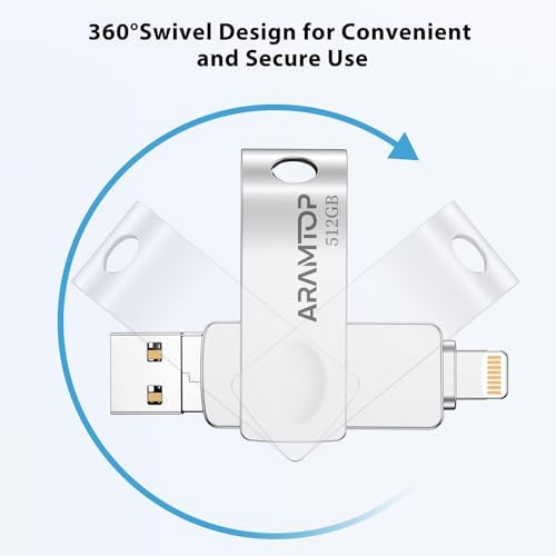 512 GB Photo Stick USB C Memory Stick – Ultimate External Storage Solution for i Phone, i Pad, Android & PC – High-Speed, Plug-and-Play Thumb Drive for Effortless File Management and Backup