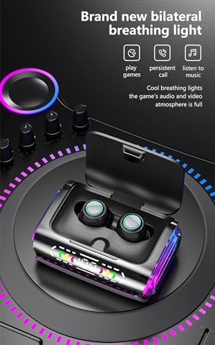 Active Lifestyle True Wireless Earbuds Model 43 | Bluetooth 5.3 Sports Headphones with Touch Control | IP7 Waterproof Design for Rugged Use | Integrated Microphone & LED Battery Indicator for Effortless Connectivity | Immerse Yourself in Rich Bass & Clear High Frequencies