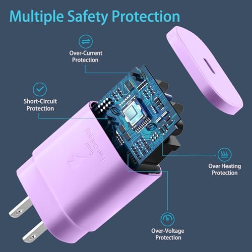 30 W USB-C Fast Charging Block with 10 FT Type C Cable – Ultimate Charging Solution for i Phone 16/15 Series and Beyond – Compact, High-Efficiency Power Adapter for Home and Travel Use – Safe and Reliable Device Charging
