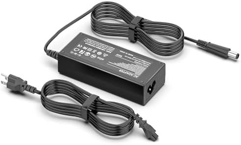 90 W HP All-in-One Desktop Power Cord – Reliable 19 V 4.74 A Charger for 18″ to 27″ Models, Enhanced Safety Features & Lightweight Design for Seamless Performance, Perfect for Students & Professionals, Compatible with HP Pavilion Series