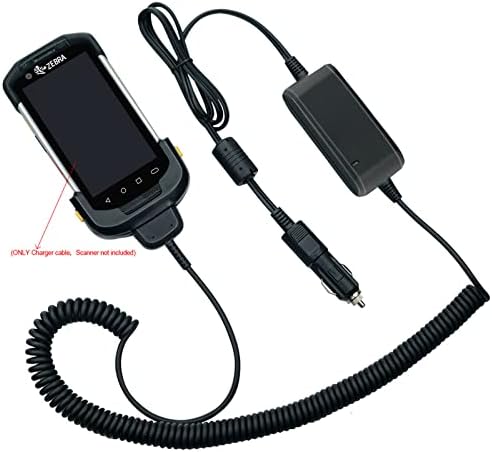 Zebra TC70/TC72/TC77 Vehicle Charger Cable – High-Speed USB Car Charger for Handheld Scanners & PDAs | Durable, Lightweight, and Perfectly Compatible Charger Accessory for Zebra Symbol Devices – Keep Your Devices Powered On the Go