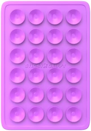 Premium Silicone Suction Phone Mount for i Phone & Android – Hands-Free Holder for Tik Tok, Selfies & Fidgeting – Versatile Shower Mirror & Smooth Surface Compatibility – Stylish Chocolate Finish for Enhanced Functionality and Aesthetic