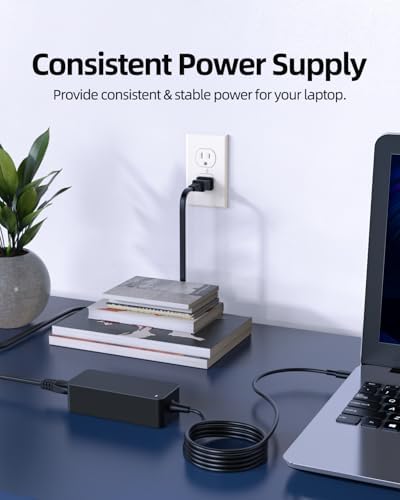 Efficient 65 W USB-C Laptop Charger for Lenovo Models – UL Listed Safety with Rapid Charging Technology, Compatible with ADLX65 Series and More – 30-Day Return Policy and 12-Month Guarantee Included