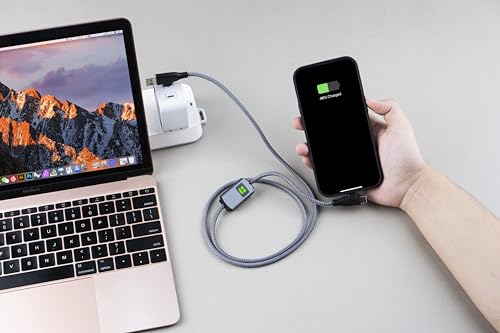 Sustainable 3-in-1 Fast Charging Cable – Multi-Connector USB, USB-C & Lightning for 100 W Rapid Power Delivery – Durable 1-Meter Length for All Smartphones & Devices – Eco-Conscious Charging Solution for Home and Travel