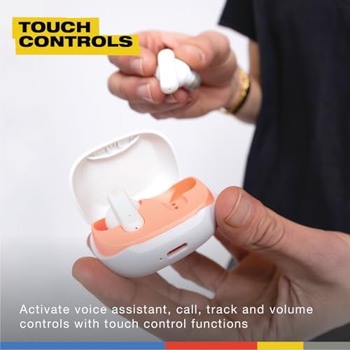 Skullcandy Smokin’ Buds Wireless Earbuds – Premium Bluetooth Headphones with Enhanced Noise Isolation, 20-Hour Playtime, IPX4 Sweat-Resistant Design – Ideal for Fitness Enthusiasts and Seamless Hands-Free Communication on i Phone & Android Devices