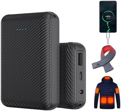 Revolutionary Kevis Heated Gilet Vest with Built-in 20000 m Ah Portable Power Bank – Stay Warm and Charge Your Devices On-the-Go with 7.4 V 3 A Fast USB Output – Perfect for i Phone, Samsung, Huawei Users – Lightweight, Versatile, and Ideal for Outdoor Adventures