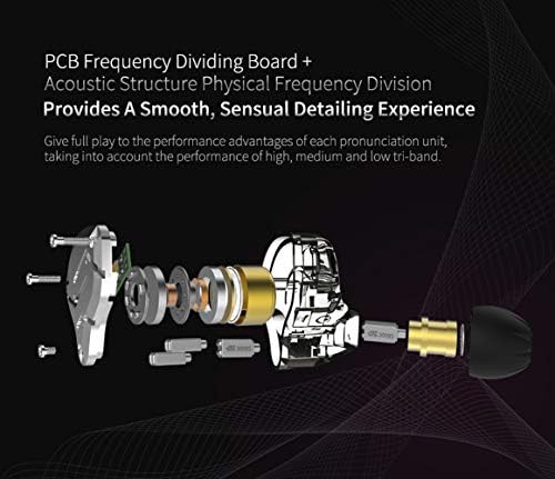 High-Fidelity KZ ZS10 PRO Noise-Isolating Earbuds with Detachable 2-Pin Cable – Superior Five-Driver Sound Clarity in Sleek Sand Black Design for Audiophiles and Casual Listeners Alike