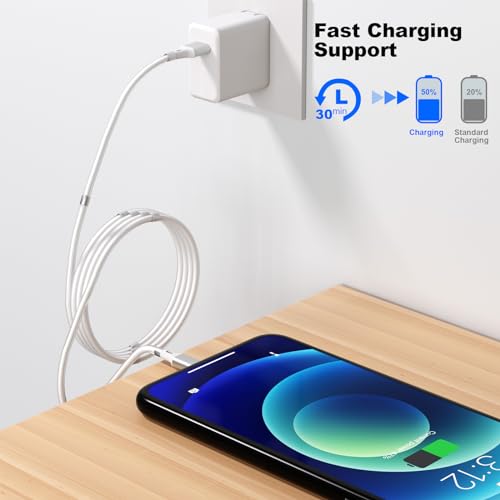 Revolutionary Magnetic Charging Cable (3.3 ft) – Tangle-Free, Fast Charging Solution for i Phone 6-14 | Effortless Magnetic Attachment, Durable Design & Enhanced Compatibility for Ultimate Convenience