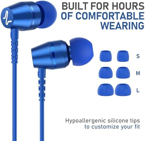 LUDOS OMNITONE USB-C Earbuds – Rich Sound Quality & Comfortable Fit for i Phone 16 & Samsung Galaxy S24 – Noise-Canceling Technology, Ergonomic Design, 5-Year Warranty – Turquoise – Perfect for Music, Gaming, and Calls with Quick USB-C Connectivity and Wide Device Compatibility