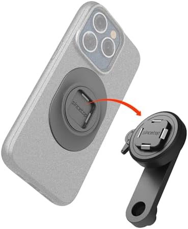 sincetop Quad Series Phone Holder for Bikes & Motorcycles – Premium Aluminum Handlebar Mount with Quick Lock Mechanism – Universal Fit for Mountain, Road, E-Bikes & Scooters – Securely Accommodates All Phone Sizes for Seamless Navigation and Hands-Free Experience