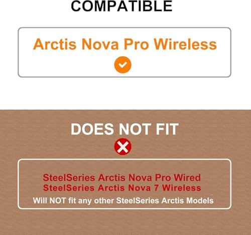 Revolutionize Your Listening Experience with Cooling Gel Earpads for Steelseries Arctis Nova Pro Wireless Headphones – Defean Premium Replacement Ear Cushions for Enhanced Comfort, Superior Sound Clarity, and Effortless Installation