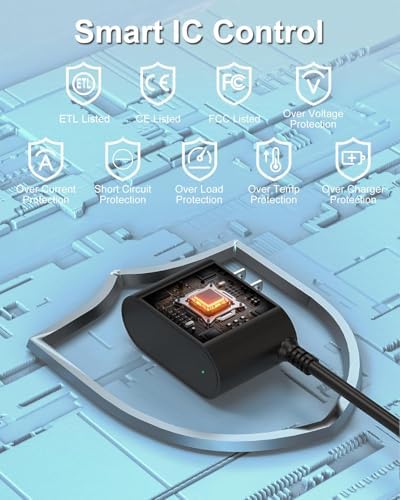 VHBW 27 V High-Performance Massage Gun Charger – Reliable AC Adapter for Sharper Image Powerboost Models 1011666, 1013002, 1012667, 1013983 & 1013985 – 6 FT Durable Deep Tissue Massager Power Cord for Optimal Charging & Enhanced Wellness – Non-Compatible with 18 V Devices