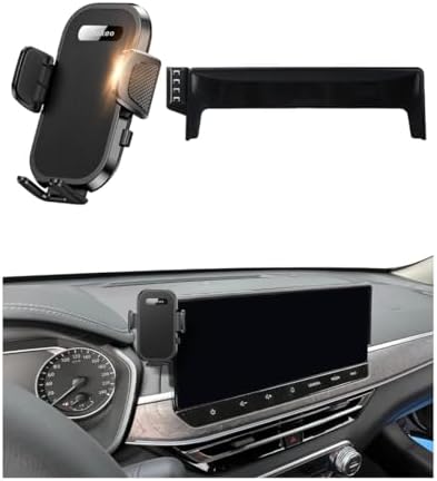 Revolutionary Adjustable Car Phone Holder for Nissan Armada (2021-2024) and Infiniti QX80 (2022-2024) – 360-Degree Cradle for 4-7 Inch Smartphones, Seamless Tool-Free Installation, Ultimate Driving Convenience – Essential Hands-Free Solution for Navigation and Connectivity