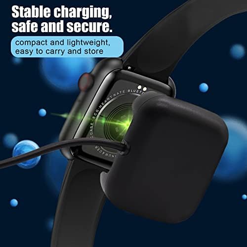 Portable Smartwatch Charger with Fast Charging USB Cable – Universal Compatibility & Compact Design for Effortless Charging on the Go – Essential Smartwatch Accessory by Dilwe