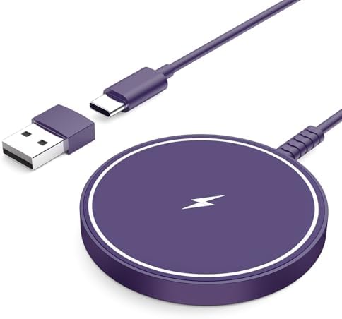 Bohuma Magnetic Wireless i Phone Charger – Fast Mag-Safe Charging Pad for i Phone 16, 15 Pro Max, 14 Pro Max, 13, 12 Pro Max & Air Pods Pro – Sleek Design for Home and Office – Effortless Alignment & Enhanced Power Efficiency