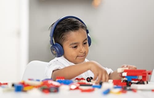 Kid-Safe Bluetooth Headphones in Vibrant Green – Buddy Phones POP for Young Listeners with Volume Limiting & Built-In Microphone – Portable & Foldable Design for Ultimate Comfort in Online Learning, Gaming, and Music Enjoyment – Compatible with i Phone, i Pad, Tablets, and PCs