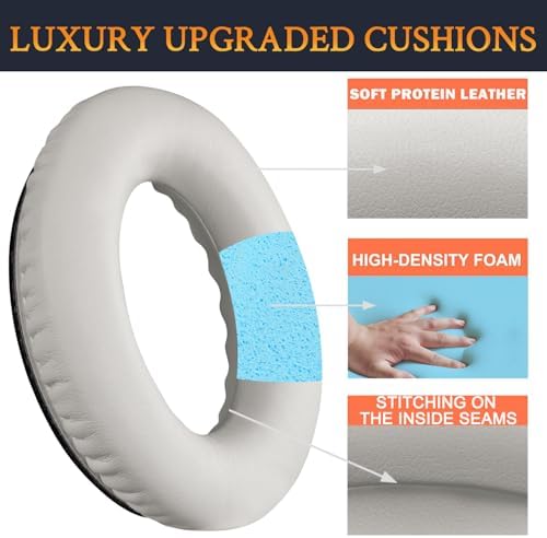Transform Your Bose Quiet Comfort 45 & SE Headphones with Luxurious SOULWIT Replacement Earpads in Burgundy – Premium Soft Protein Leather Cushions for Unmatched Comfort and Superior Sound Isolation, Perfect for Long Listening Sessions and Easy Installation