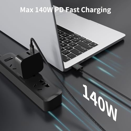 USB-C to Magnetic 3 Cable 140W for M4 MacBook Air Pro Charger, Magnetic Safe 3 Cable for MacBook Air (15”/13” M4 2025, M3 2024, M2 2023, M2 2022), Pro (16″/14″ 2024/2023/2021) 6.6ft – Enhanced Compatibility and Speed