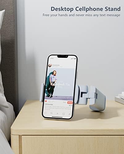Mii KARE Universal Airplane Phone Holder – Innovative 360-Degree Rotating Smartphone Mount for Ultimate In-Flight Entertainment, Lightweight and Durable Travel Companion for Effortless Viewing on Tray Tables, Perfect for Long Flights and Quick Getaways