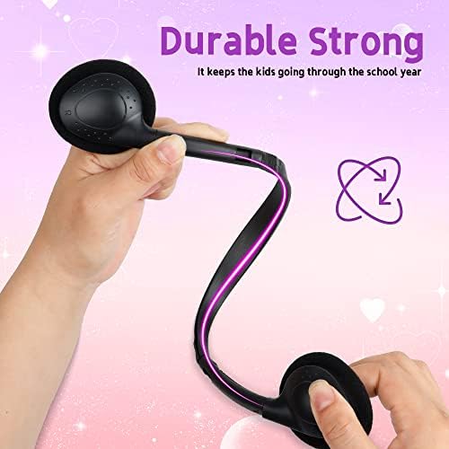 Bulk 30-Pack Student Headphones for Classrooms – Lightweight, Durable Earphones with Enhanced Audio Quality, Perfect for Educational Engagement and Group Learning Activities, Ideal for Kids and Young Learners