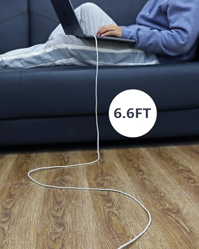 Magnetic USB-C Charging Cable (2 m) – Midnight Blue – Fast 3-in-1 Charge for Mac Book Air & Pro – Effortless Magnetic Connection, Durable Design for Ultimate Convenience – Perfect for Home & Office Use