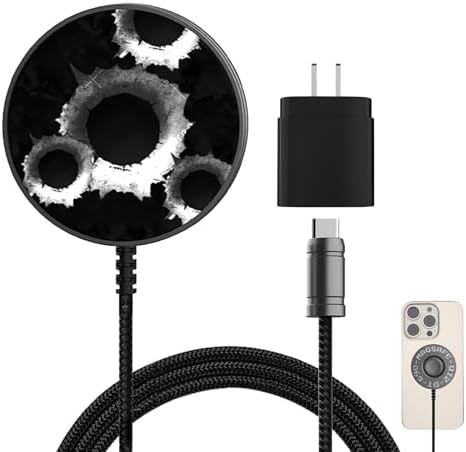 Advanced Qi2 Wireless Charger Pad – 15 W Ultra-Fast Wireless Charging for i Phone 16 Series with Military-Grade Magnetic Alignment (Includes 25 W PD Adapter) – Safe, Stable, and Efficient Charging Solution for i Phone 16/15/14/13/12 and Air Pods – Premium Aluminum Alloy Design with Enhanced Durability and Heat Dissipation – Effortless Snap-to-Charge Technology for Hassle-Free Usage – Upgraded Nylon Braided Cable for Longevity and Strength – 24-Month Warranty and Exceptional Customer Support Included