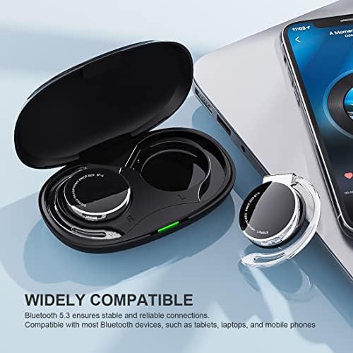 Premium Open-Ear Bluetooth Headphones V5.3 – Secure Fit Sports Audio with Advanced Noise Cancellation, Long Battery Life, and Universal Compatibility for Fitness, Commuting, and Everyday Use