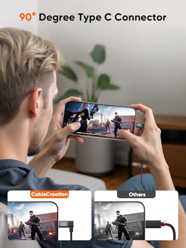 Revolutionize Your Charging Experience with the Cable Creation 5 ft Retractable USB-C Coiled Cable – Fast 3 A Charging for Android Auto, Apple Car Play, i Phone 15/16, and More – Durable, Tangle-Free Design for Effortless Data Sync and Seamless Connectivity Across All Type C Devices