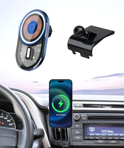 Upgrade Your Toyota RAV4 (2019-2025) with the Ultimate Wireless Charging Phone Holder – 360° Rotating Mag Safe Mount for Seamless Navigation and Effortless Installation, Elevate Your Auto Interior with Style and Functionality