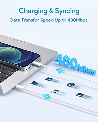 High-Speed 67 W USB-C Charger for Mac Book Pro & Air – Compatible with 13/14 Inch Models, Includes 6.6 ft USB-C Cable for Rapid Charging and Data Transfer – Versatile Power Adapter for 12 Inch Mac Book and All USB-C Devices – Enhanced Safety Features & Smart Charging Technology for Optimal Performance