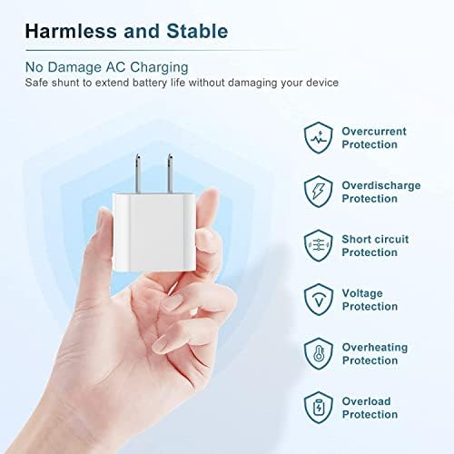 20 W USB-C Fast Charger for i Phone 16/15 Series & i Pad – 6 ft Type C to C Cable, High-Speed Wall Adapter for Optimal Performance, Compact & Durable Power Solution for Apple Devices – Experience Rapid Charging Anywhere