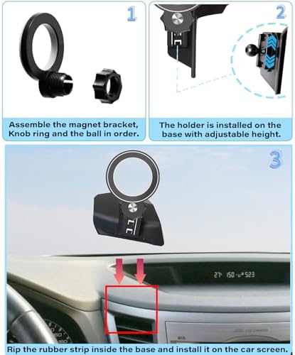 Magnetism Car Phone Holder for Subaru Outback 2010-2014 – Mag Safe-Compatible Adjustable Mount with 360-Degree Rotation for Hands-Free Convenience and Enhanced Driving Safety – Innovative Design to Prevent Air Vent Obstruction and Ensure Effortless Accessibility