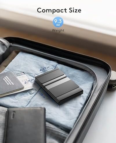 Samsers Wireless Foldable Bluetooth Keyboard with Numeric Keypad – Multi-Device Support for i OS, Android, Windows & Mac – Portable Travel-Friendly Design in Premium PU Leather, Effortless Typing Anywhere!